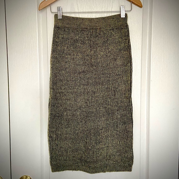 VINTAGE Forzano Thick Knit Pencil Skirt